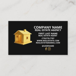 Cartões de visitas de luxo minimalistas