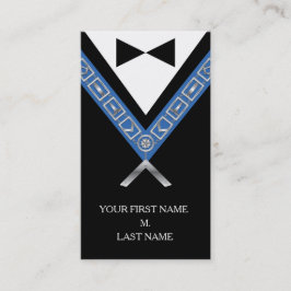 Cartões de visitas de maçonaria - Cartão Masônico 