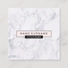 Cartões de visitas de mármore criativos do