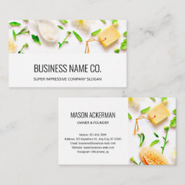 Cartões de visitas de massagem terapêutica - Desig