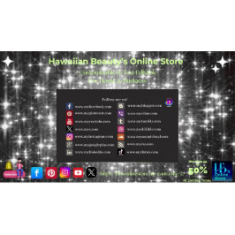 Cartões de visitas de mídia social 11