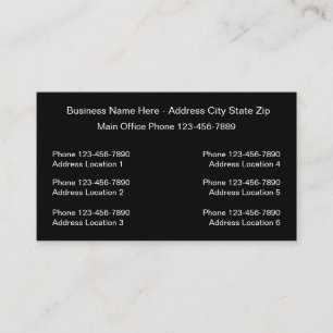 Cartões de visitas de Modelo de logotipo de local