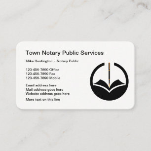Cartões de visitas de Modelo de logotipo público