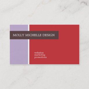 Cartões de visitas de Molly Michelle