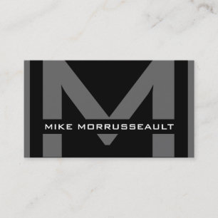 Cartões de visitas de Monogramas Modernos