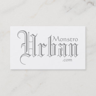 Cartões de visitas de Monstro Urban.com