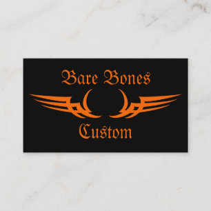 Cartões de visitas de motociclos personalizados B