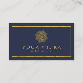 Cartões de visitas de Nidra da ioga