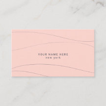 Cartões de visitas de Ondas Abstrato Modernas de O