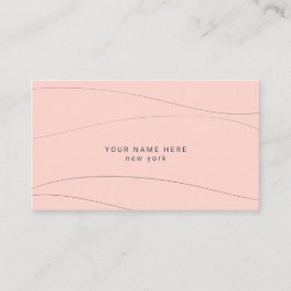 Cartões de visitas de Ondas Abstrato Modernas de O