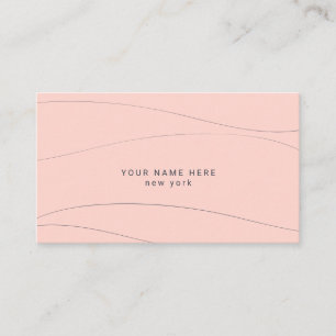 Cartões de visitas de Ondas Abstrato Modernas de O