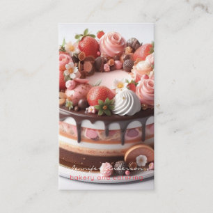 Cartões de visitas de padaria