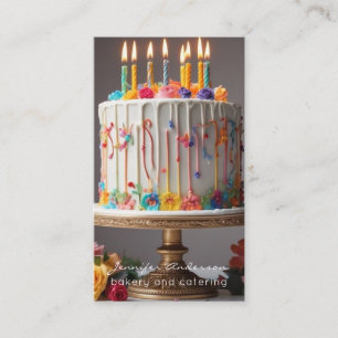 Cartões de visitas de padaria