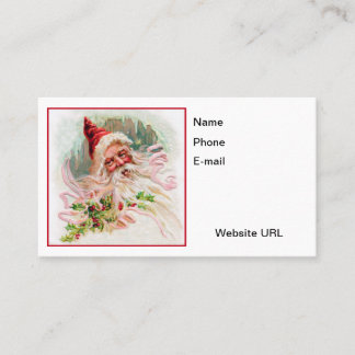 Cartões de visitas de Papai Noel