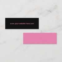 Cartões de visitas de Promoção de Site Simples Ros