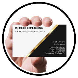 Cartões de visitas de Recursos Humanos