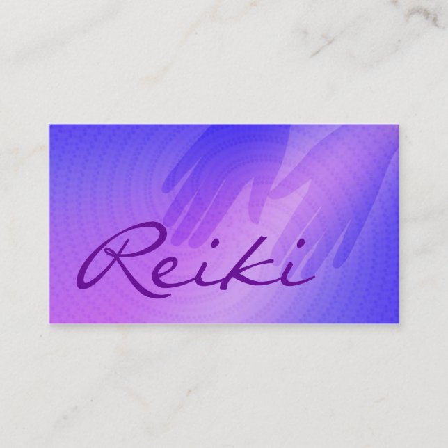 Cartões de visitas de Reiki (Frente)