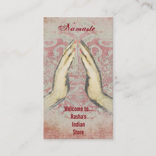 Cartões de visitas de Reiki do curandeiro da (Frente)