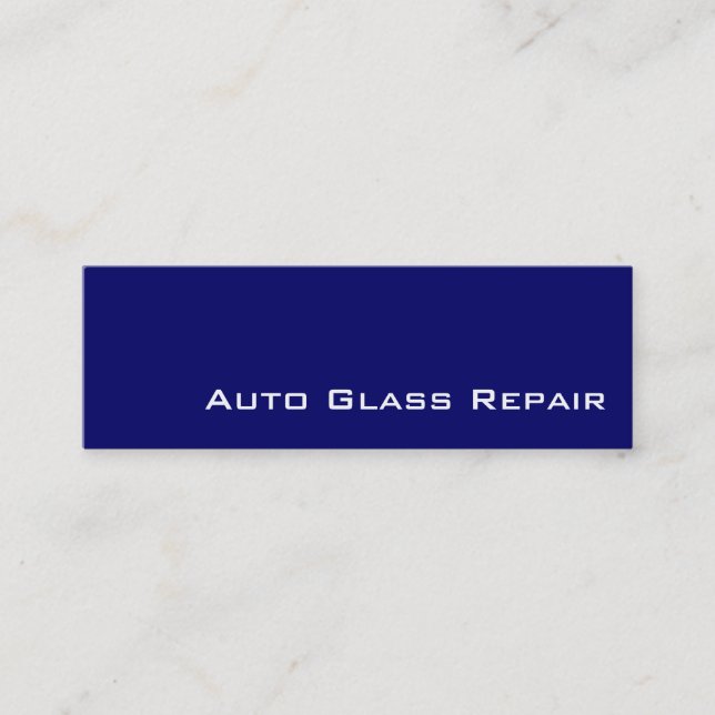 cartões de visitas de Reparo de Vidro Automático m (Frente)
