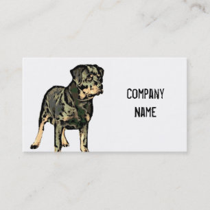 Cartões de visitas de Rottweiler
