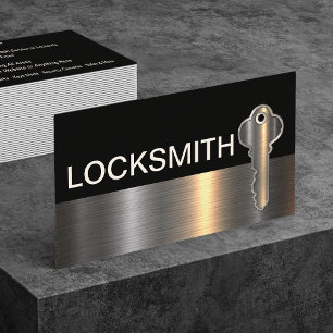 Cartões de visitas de segurança do Classy Locksmit