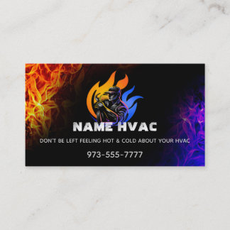 Cartões de visitas de Slogans HVAC