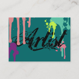 Cartões de visitas de Slotches da pintura do