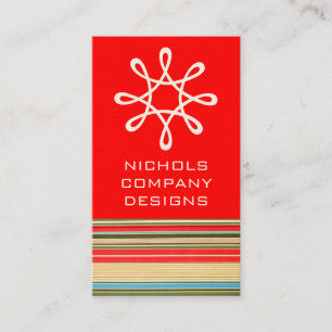 Cartões de visitas de Stripes Clássicas