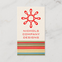 Cartões de visitas de Stripes Clássicas