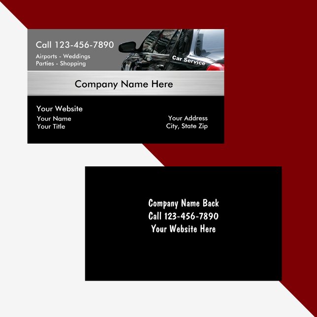 Cartões de visitas de táxi (Criador carregado)