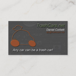 cartões de visitas de TrashCars.net