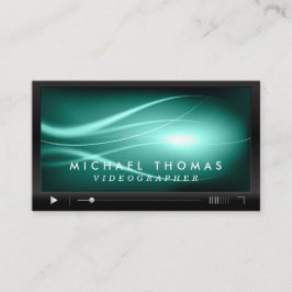 Cartões de visitas de Videographer