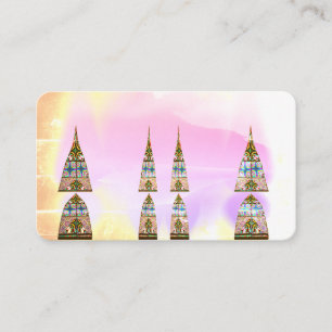 Cartões de visitas de Vidro da Igreja Cristã