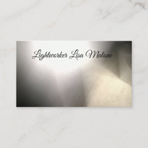 cartões de visitas de visão mística com espiral de