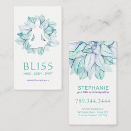 Cartões de visitas de Yoga e Reiki