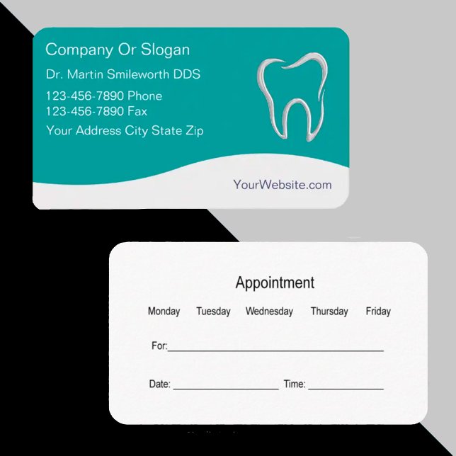 Cartões de visitas Dentista (Criador carregado)