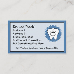 Cartões de visitas Dentista
