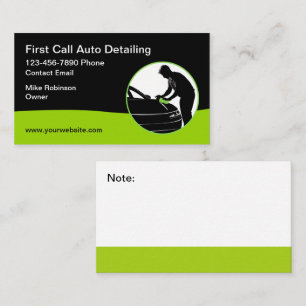 Cartões de visitas Detalhados do Carro Moderno Neg