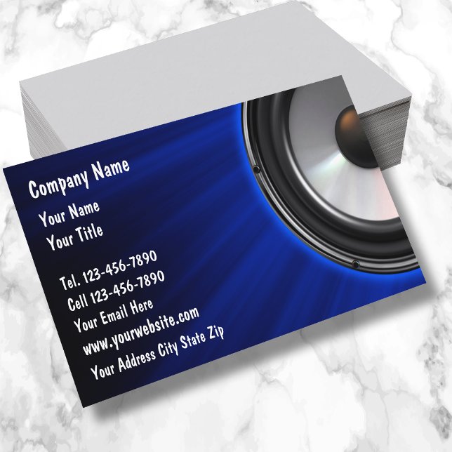 Cartões de visitas DJ (Criador carregado)