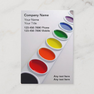 Cartões de visitas do artista