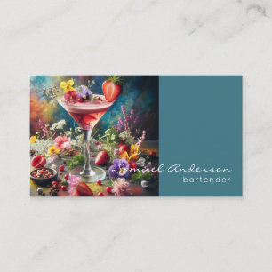 Cartões de visitas do barman