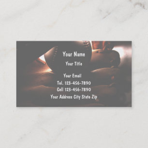 Cartões de visitas do basebol