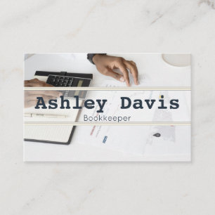 Cartões de visitas do Bookkeeper