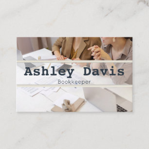 Cartões de visitas do Bookkeeper