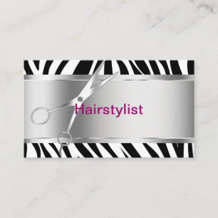 Cartões de visitas do cabeleireiro
