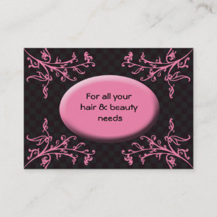 Cartões de visitas do cabeleireiro