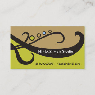 Cartões de visitas do cabeleireiro/Hairstylist