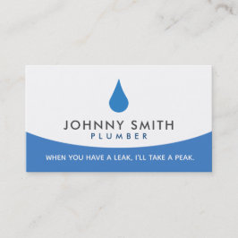 Cartões de visitas do canalizador