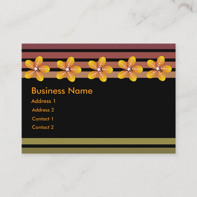 Cartões de visitas do Cheiro de Solo Molhado (Frente)