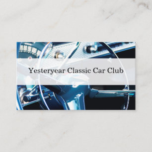 Cartões de visitas do Classic Car Club Exclusivos